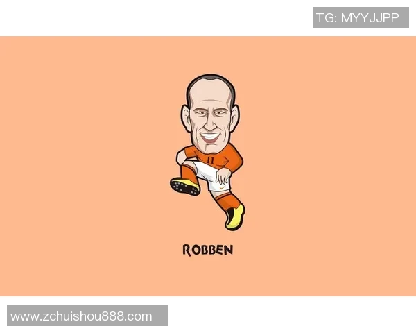 手绘漫画风格足球明星形象展现与创意解析